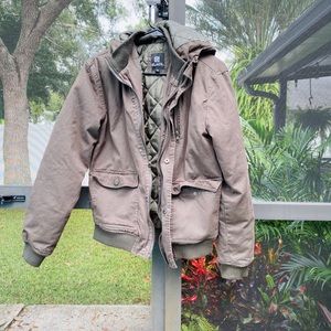 Olive Green Mens Coat